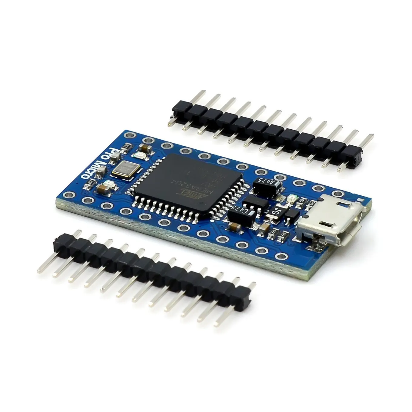 マイクロUSBプロモジュールarduino,2列ヘッダー付き,leonardo用,在庫あり,最高品質,atmega32u4,mini,TYPE-C, 5v,16mhz