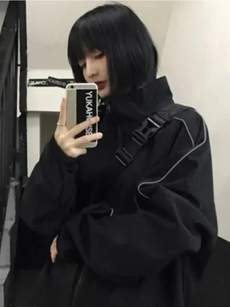 Spring Autumn Trendy All Match Coat New Students Men Women Loose Simple Coats Hip Hop Preppy Casual 