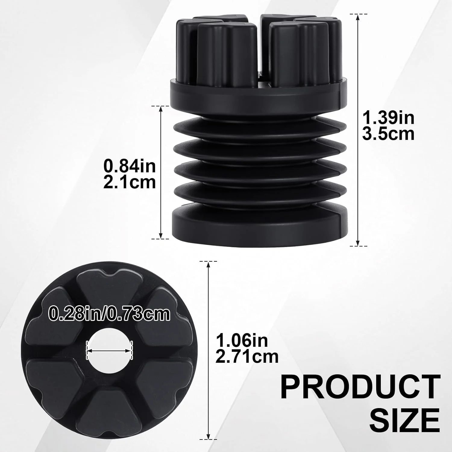 4/8PCS Anti Vibration Feet for Bambu Lab P1/X1 Series, Silicone Rubber Anti Vibration Feet for P1P, P1S, X1C, X1, X1E 3D Printer