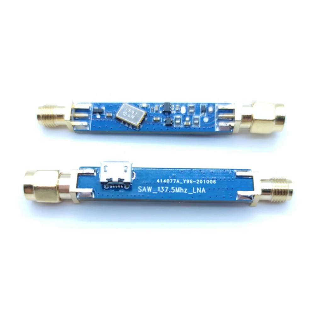 Amplificador de señal del amplificador del filtro de paso de banda BPF de sierra de 137MHz 4,5-5V