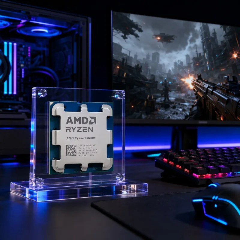 AMD Ryzen 5 8400F R5 8400F 6 Cores 12 Threads 4.2GHz Zen4 AM5 Socket Desktop CPU Without Cooler For AM5 Motherboard