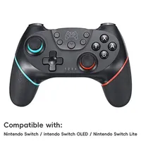 DATA FROG Wireless Controller Compatible-Nintendo Switch Adjustable Turbo with 6-Axis Vibration Gamepad For PC/NS Lite Console