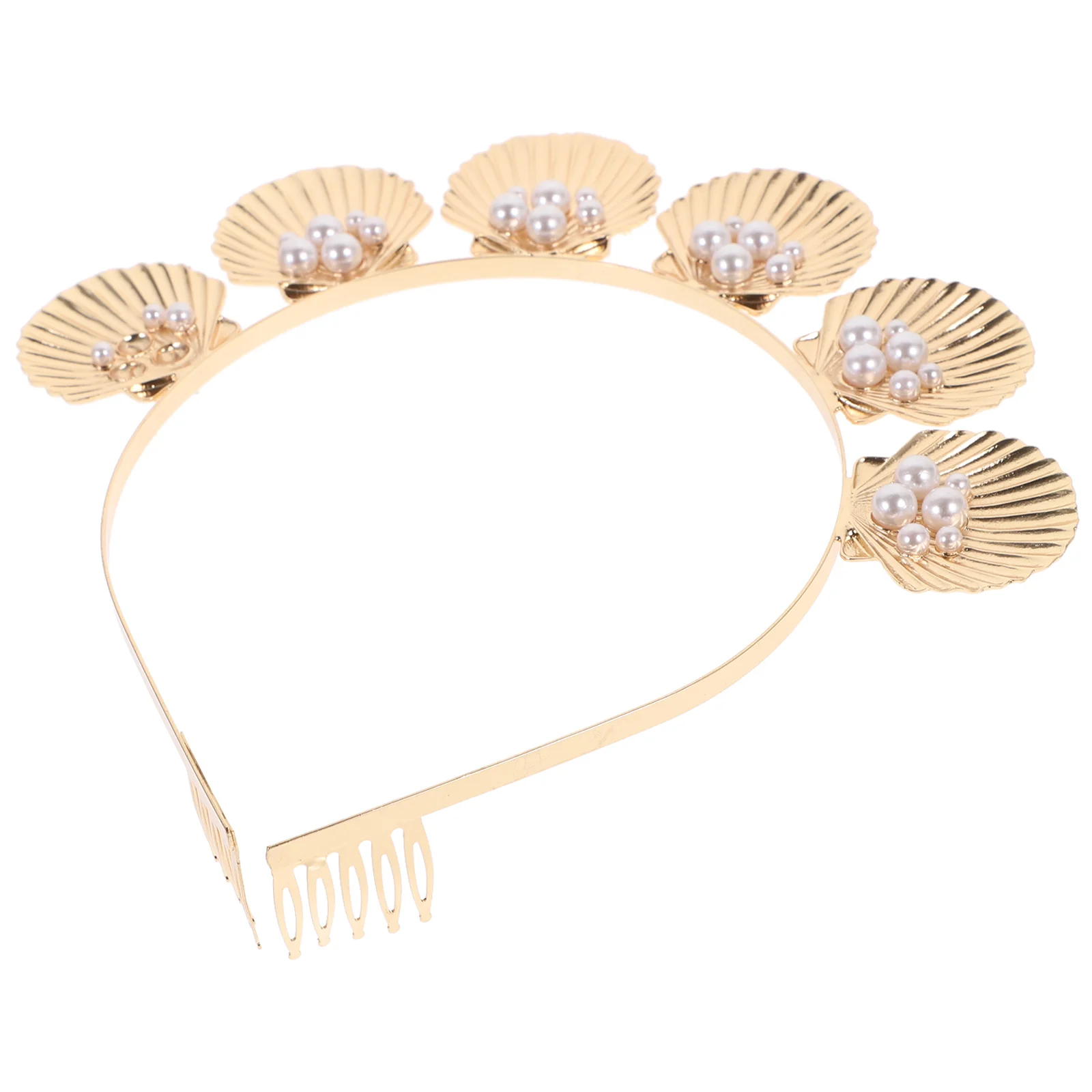 

Quay Sunglasses for Women Tiaras Shell Headband Seashell Alloy Hairband Non-slip Bands Fashion Hoop