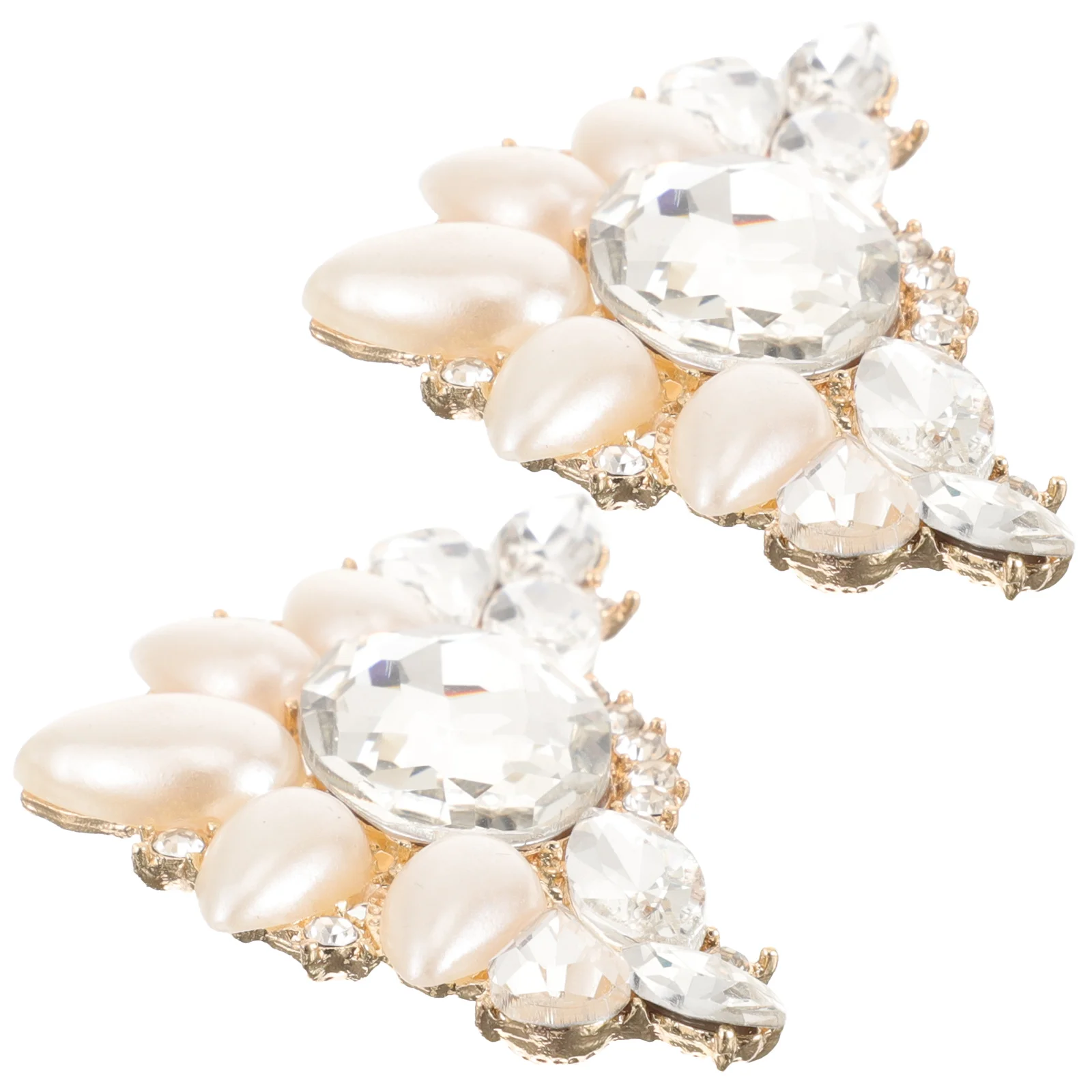 

1Pair Shoe Clip Rhinestone Decorative Bridal Clips Wedding Shoe Adornment for Pumps Heels Clip Charms Party Prom Graduation