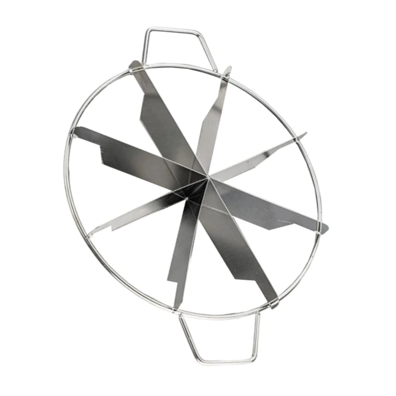 สแตนเลสสตีลพิซซ่าคัตเตอร์เลเยอร์เค้กตัวแบ่งส่วนแบ่งส่วนแบ่งสำหรับคนรักการอบ