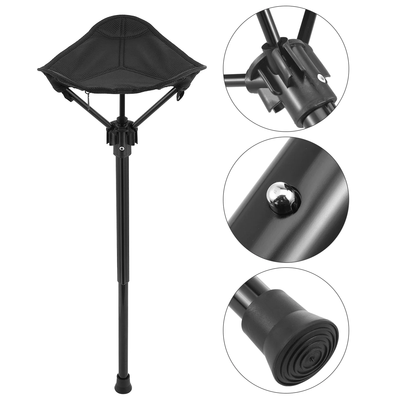 Sgabello pieghevole da esterno Sedia pieghevole Sgabello pieghevole portatile da viaggio Escursionismo Tubo in alluminio Sedile leggero per aviazione