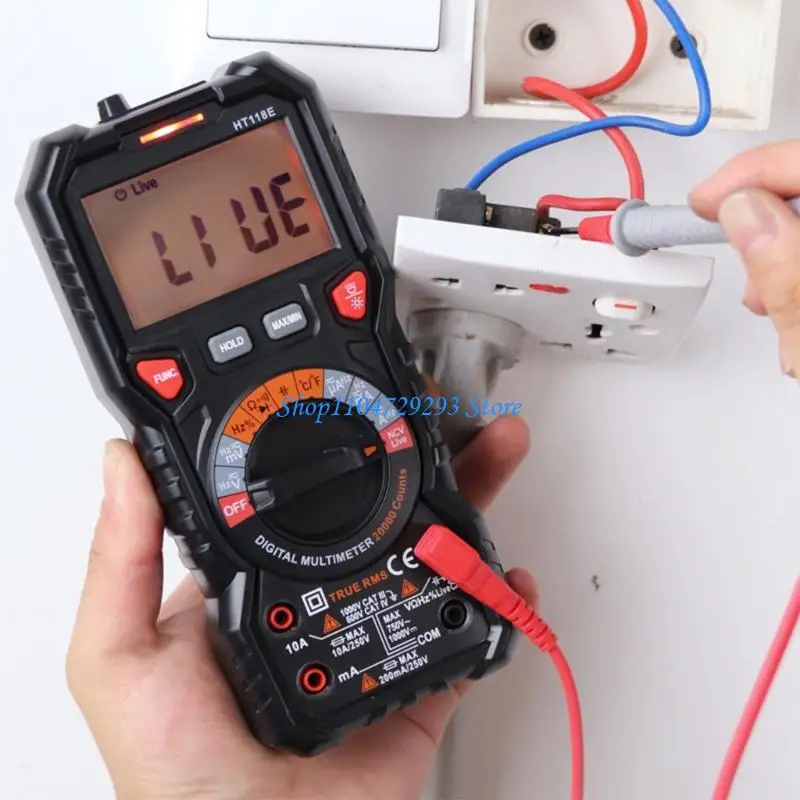 

Y2GD HT118E Digital Multimeter Tester 19999 Counts LCD -подсветлый дисплей Voltmeter