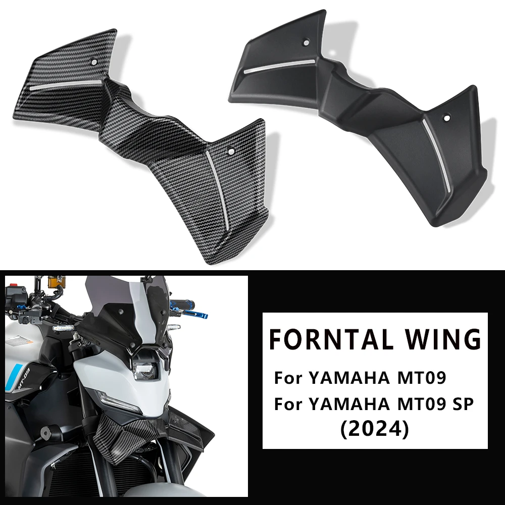 

For Yamaha MT-09 MT 09 MT 09 SP 2024 2025 Accessories New Front Spoiler Kit Lower Pressure Naked Winglet Aerodynamic Wing