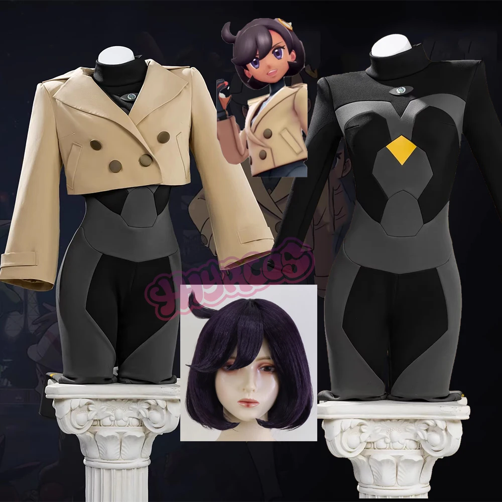 

Emma Cosplay Costume Wig Game Outfit Coat Jumpsuit Full Set Suit Emma Role Play Cosplay Halloween Carnival Custom Made Cosplay