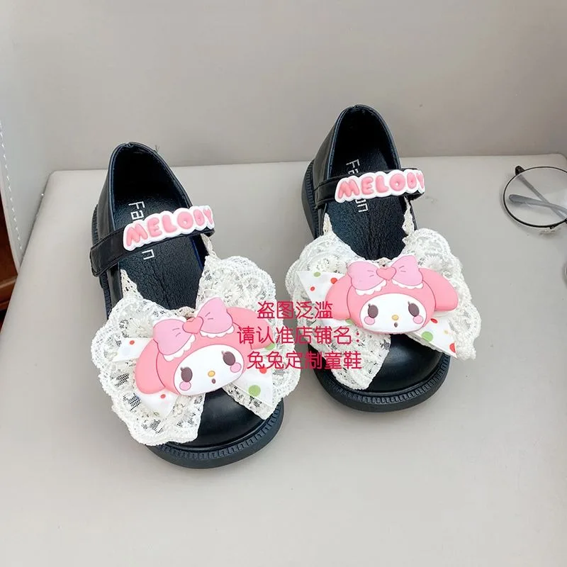 My Melody Anime Kawaii Sanrio Ins Fashion Children Casual Shoes Spring Autumn Cute Cartoon Princess Sneakers Gifts for Girls