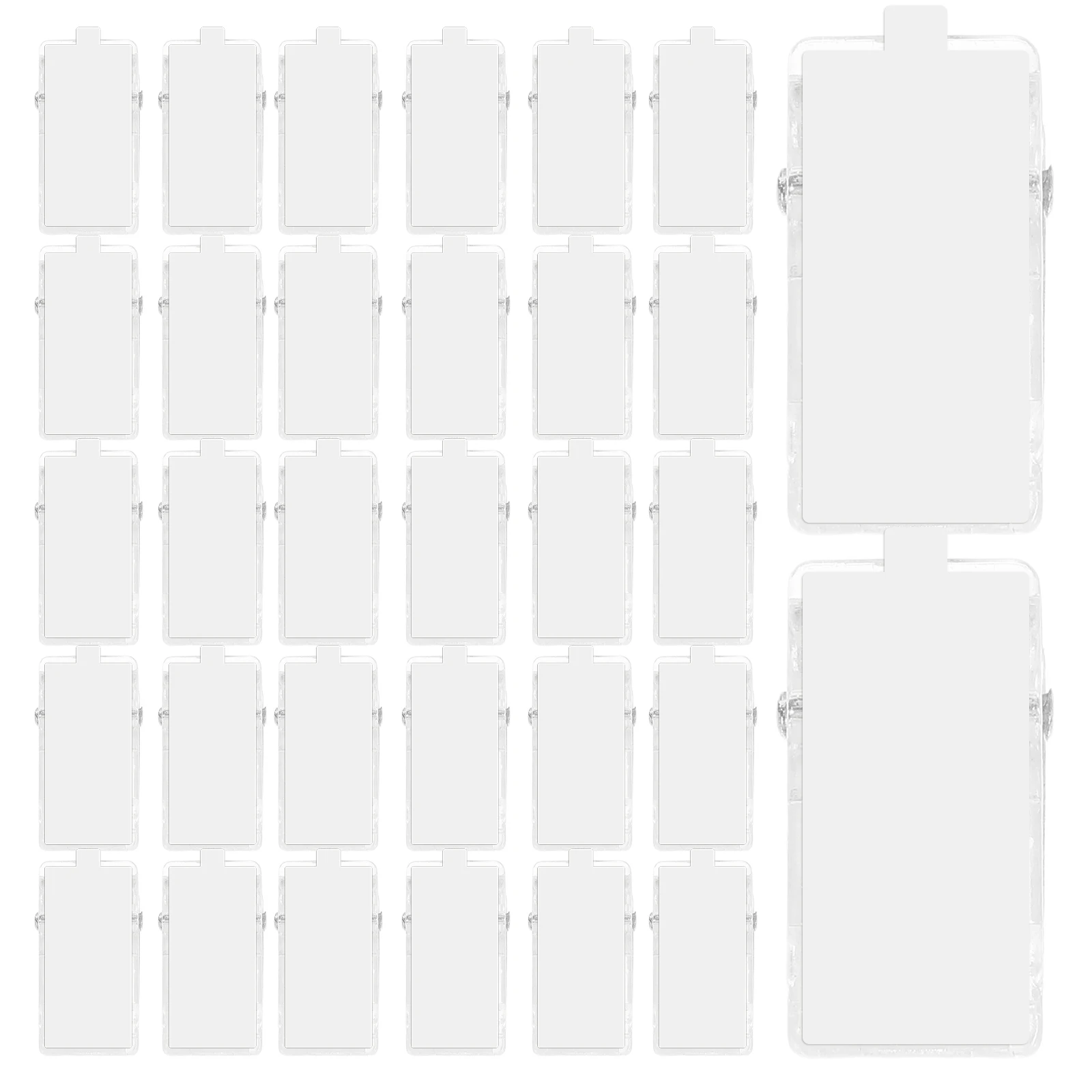 Self-adhesive Small Clip Double-sided Spring Clips Tapestry Transparent for Hanging Sticky Poster Wall Blanket