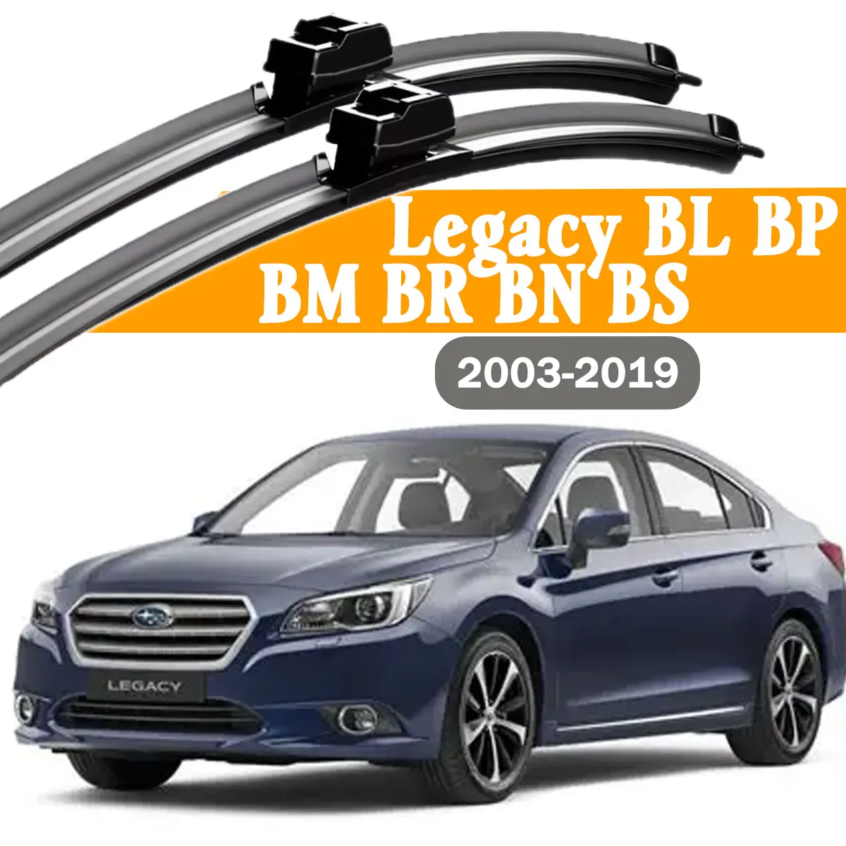 

2 шт. щетки стеклоочистителя для Subaru Legacy BL BP BM BR BN BS 2003-2019, аксессуары для лобового стекла, щетки для удаления дождя