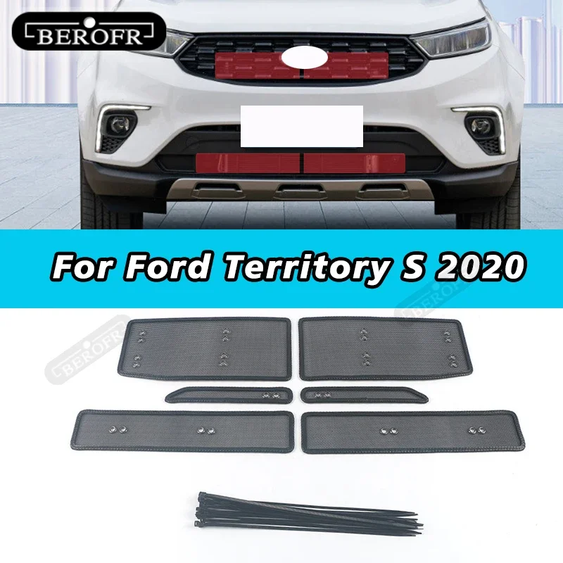 

Front Grille Modified Water Tank Protection Net Engine Protection Insect Net For Ford Territory S 2020 Accessories