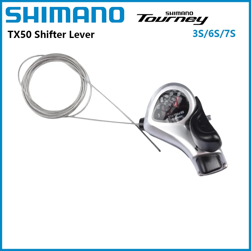 SHIMANO TOURNEY SL TX50 Shifter Lever MTB Left 3Speed Right 6Speed 7Speed Thumb Shifter Plus Mtb Mountain Shifter Lever