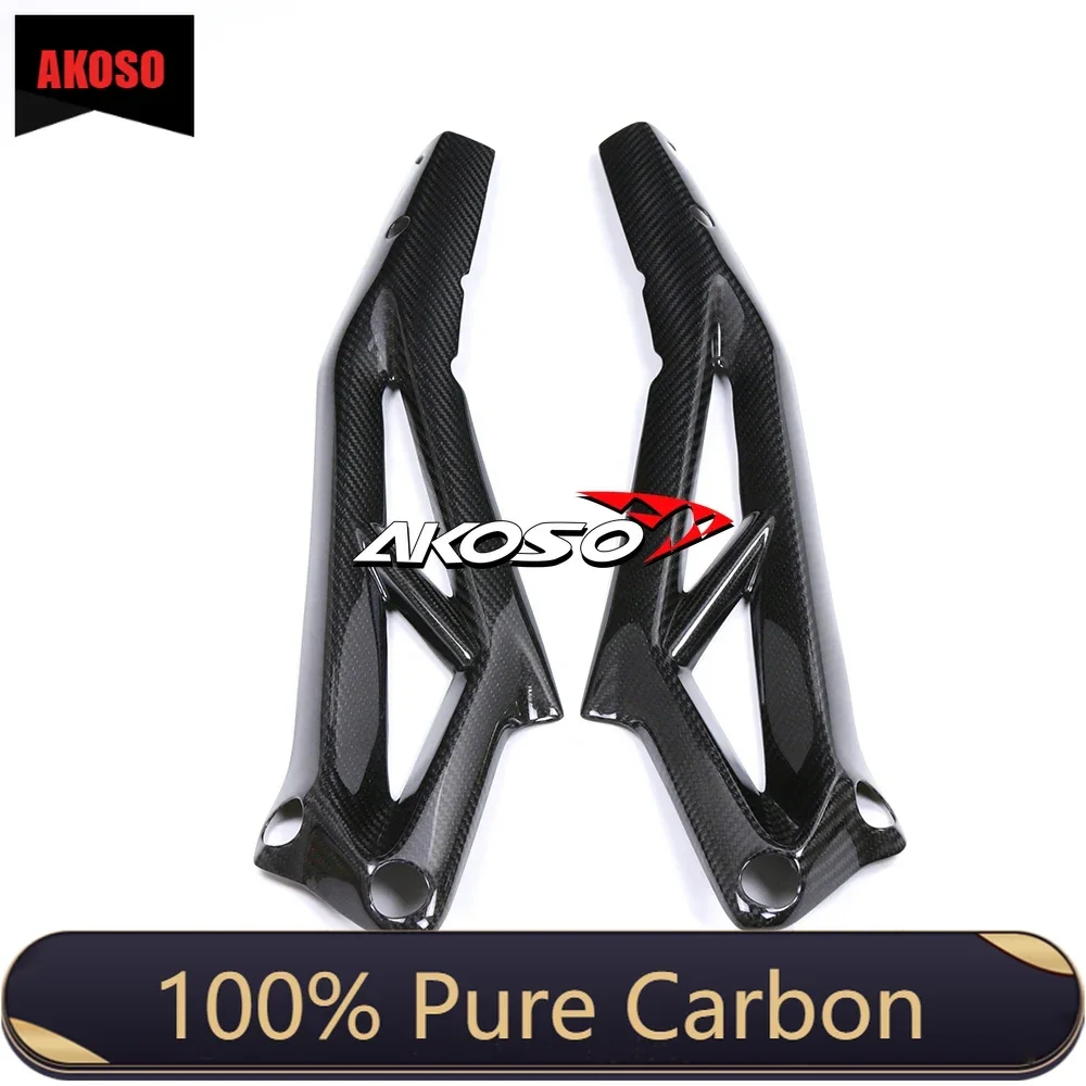 

100% Full 3K Carbon Fiber Motorcycle Frame Covers Kit For Triumph Street Triple 765/675 R S 2016 2017 2018 2019 2021