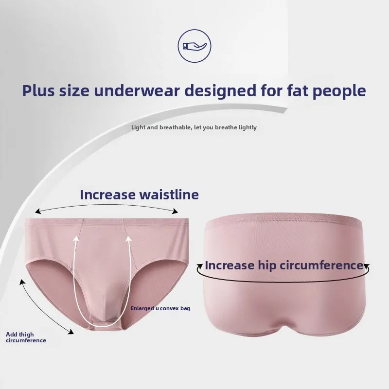 

Men's Underwear Big Size High Waist Anti Bacterial Comfort Plus Size Grandpa Briefs Underwear for Men