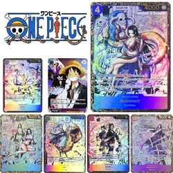 ONE PIECE postacie z anime małpa D. Luffy Charlotte Linlin DIY domowej roboty brązujący zabawki karta kolekcjonerska świąteczny prezent urodzinowy