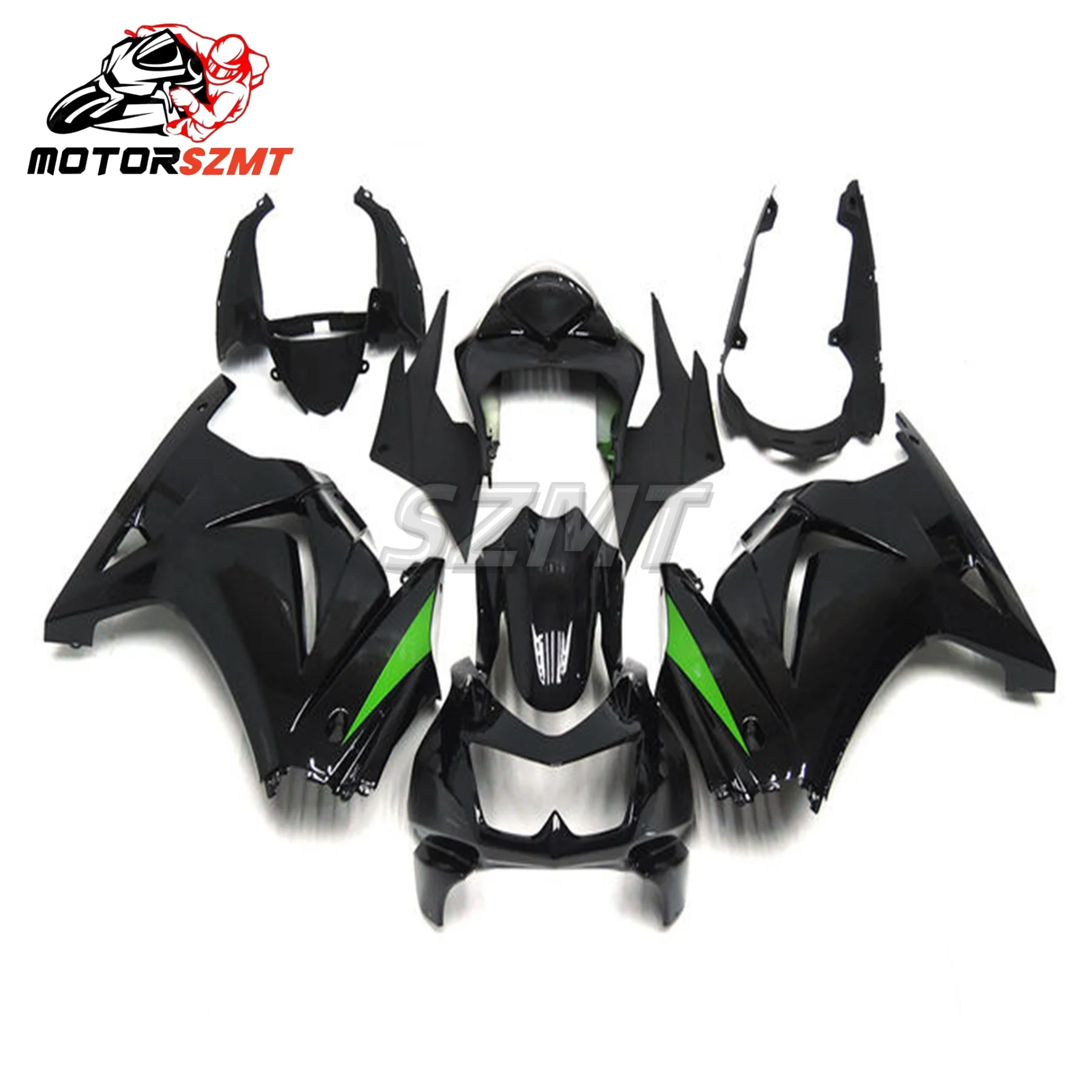 

Fairings for EX250 year 2008-2012 Ninja 250R Motorcycle Fairing for Kawasaki Body Kits 08-12 Black unpainted