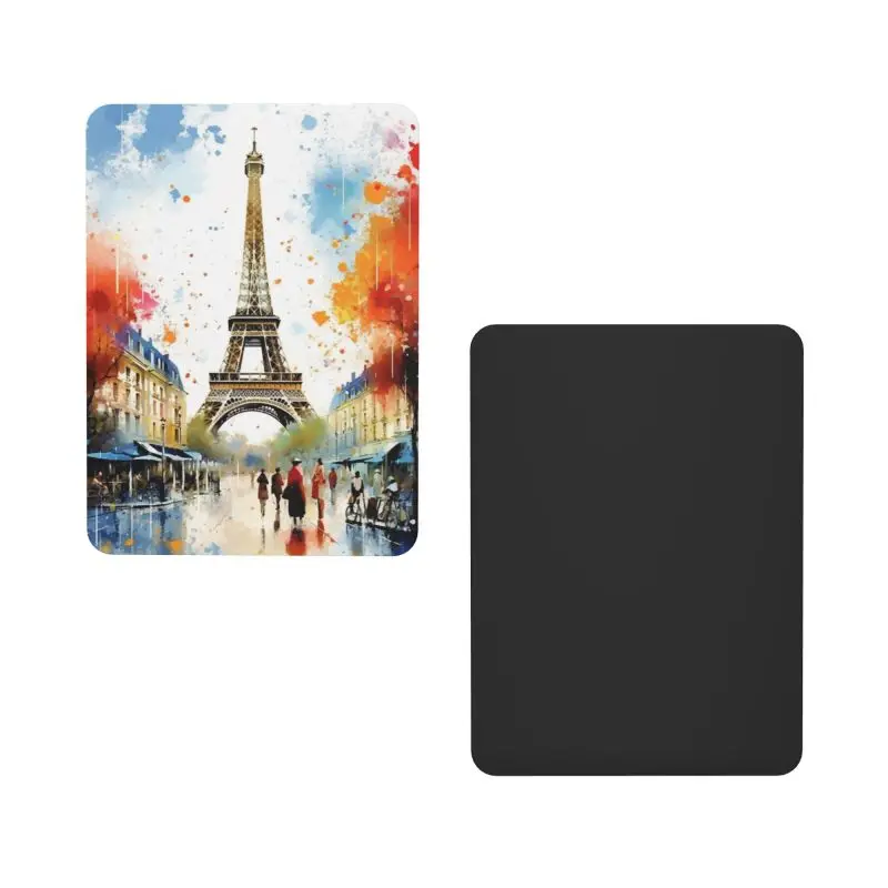 Colorful Eiffel Tower Watercolor soft magnetic refrigerator magnet Refrigerator Stickers, for refrigerators, washing machines