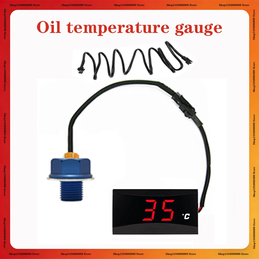 

Universal motorcycle oil temperature gauge motorcycle temperature measuring instrument modificat thermometer