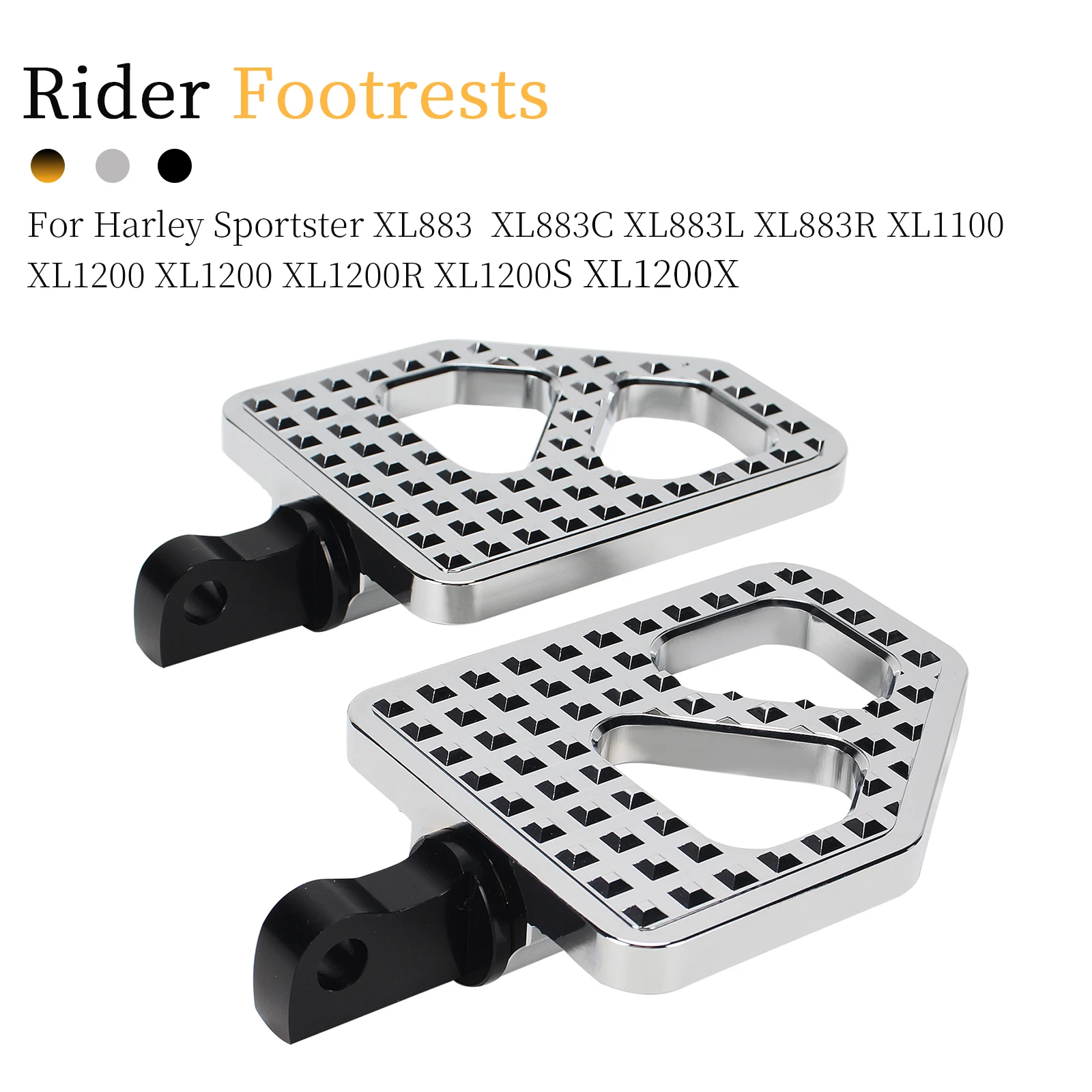 

Подножки для водителя (футресты) для Harley Sportster XL883 XL883C XL883L XL883R XL1100 XL1200 XL1200R XL1200S XL1200X 48