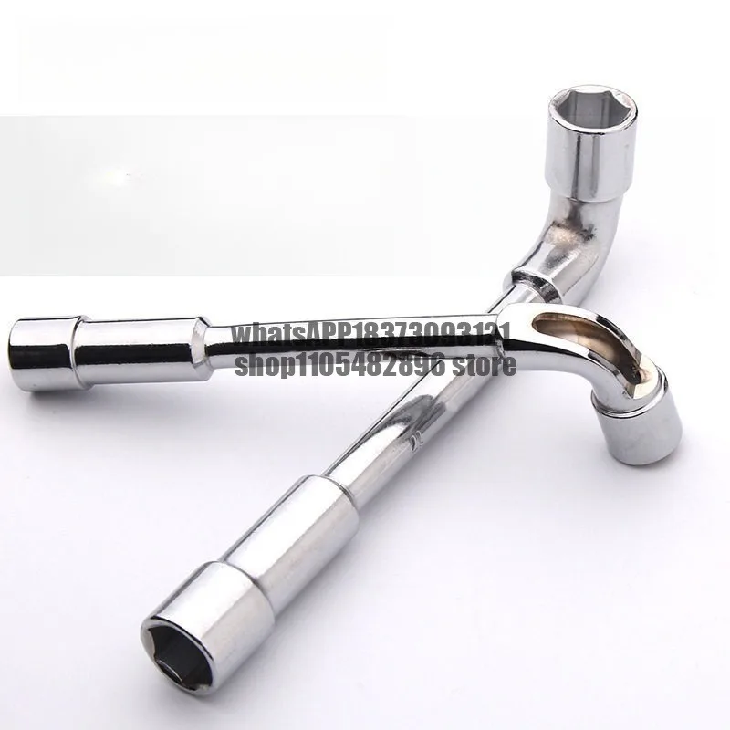 Sleeve Wrench/Perforated Tire Wrench Extended Hexagonal Sleeve Motorcycle Service Tool