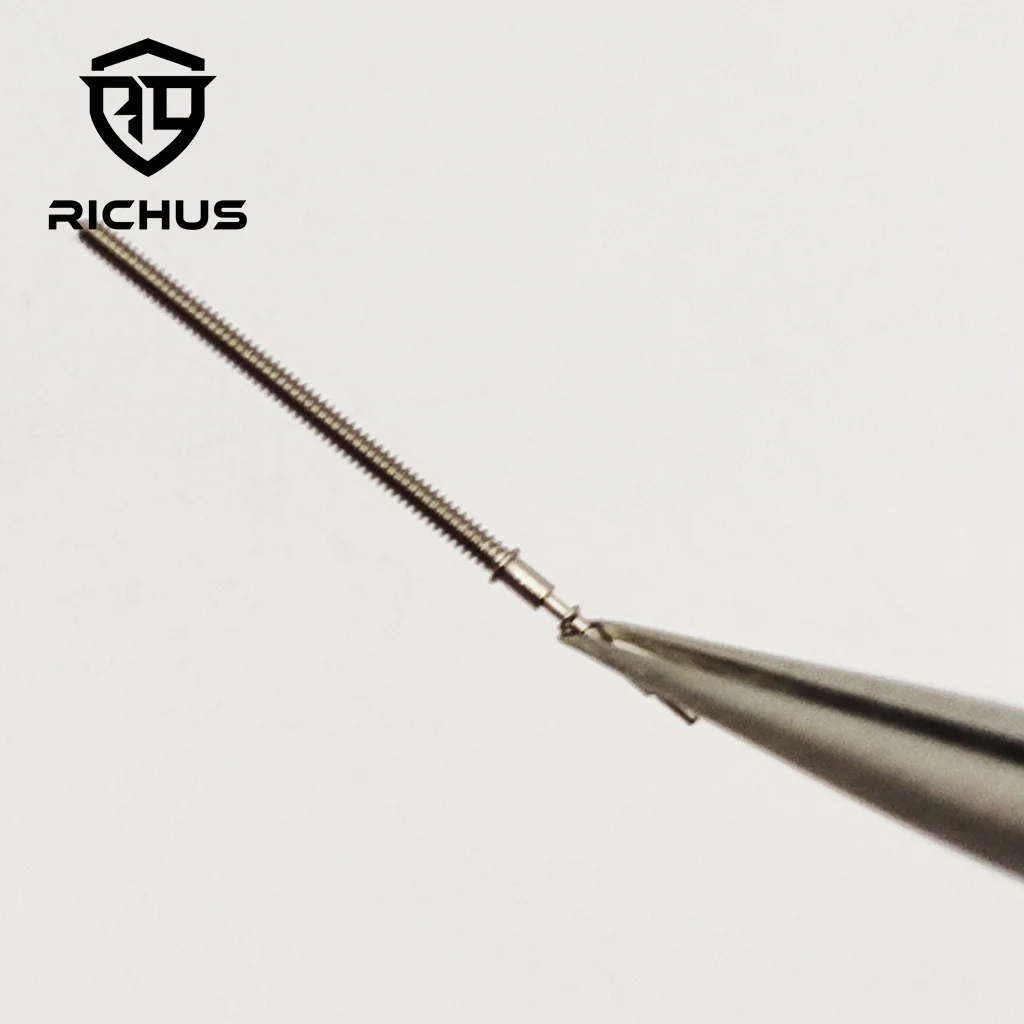 RICHUS VK Stelo dell'orologio Parti in acciaio inossidabile adatte VK61 VK63 VK64 VK67 VK68 Corona Movimento meccanico automatico Corona dell'orologio