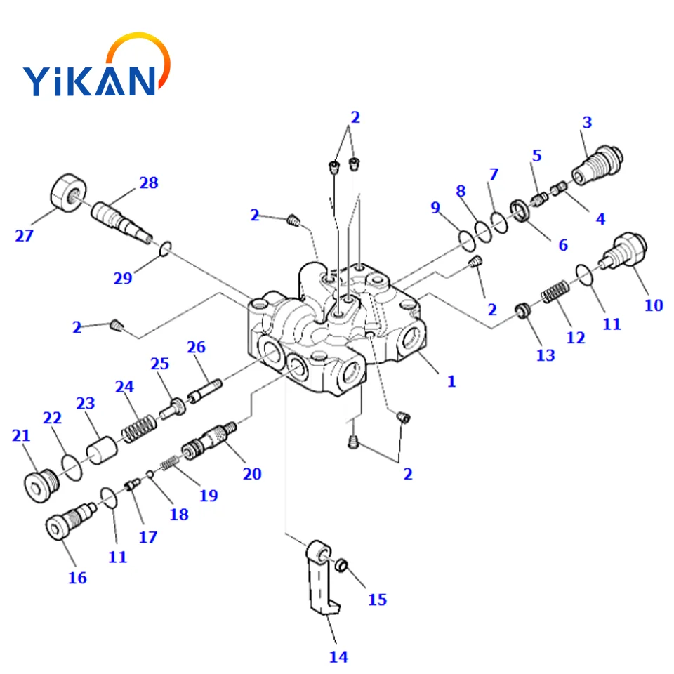 WB97-5 Hydraulic Pump For Komsu Loader Fits WA470-6 WA500-6 708-1U-03331 708103331 High Quality Replacement Parts