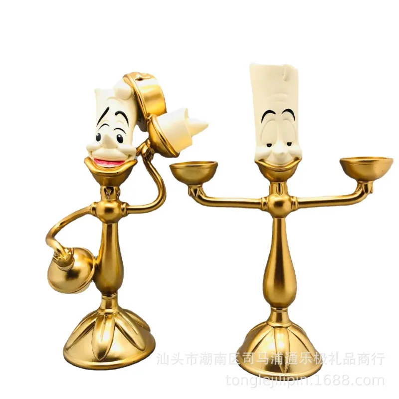 Dsn Beauty and The Beast Cogsworth Mr Clock 24cm Action Figure Figurine Collection Decoration Toys Pvc Model Christmas Gifts view 3