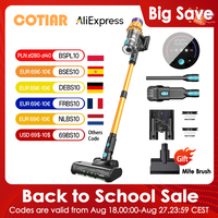 COTIAR V22 650W Cordless Vacuum Cleaner 55kPa Suction Power Brushless Vacuum 1.2L Capacity LED Display for Floor Carpet Pet Hair