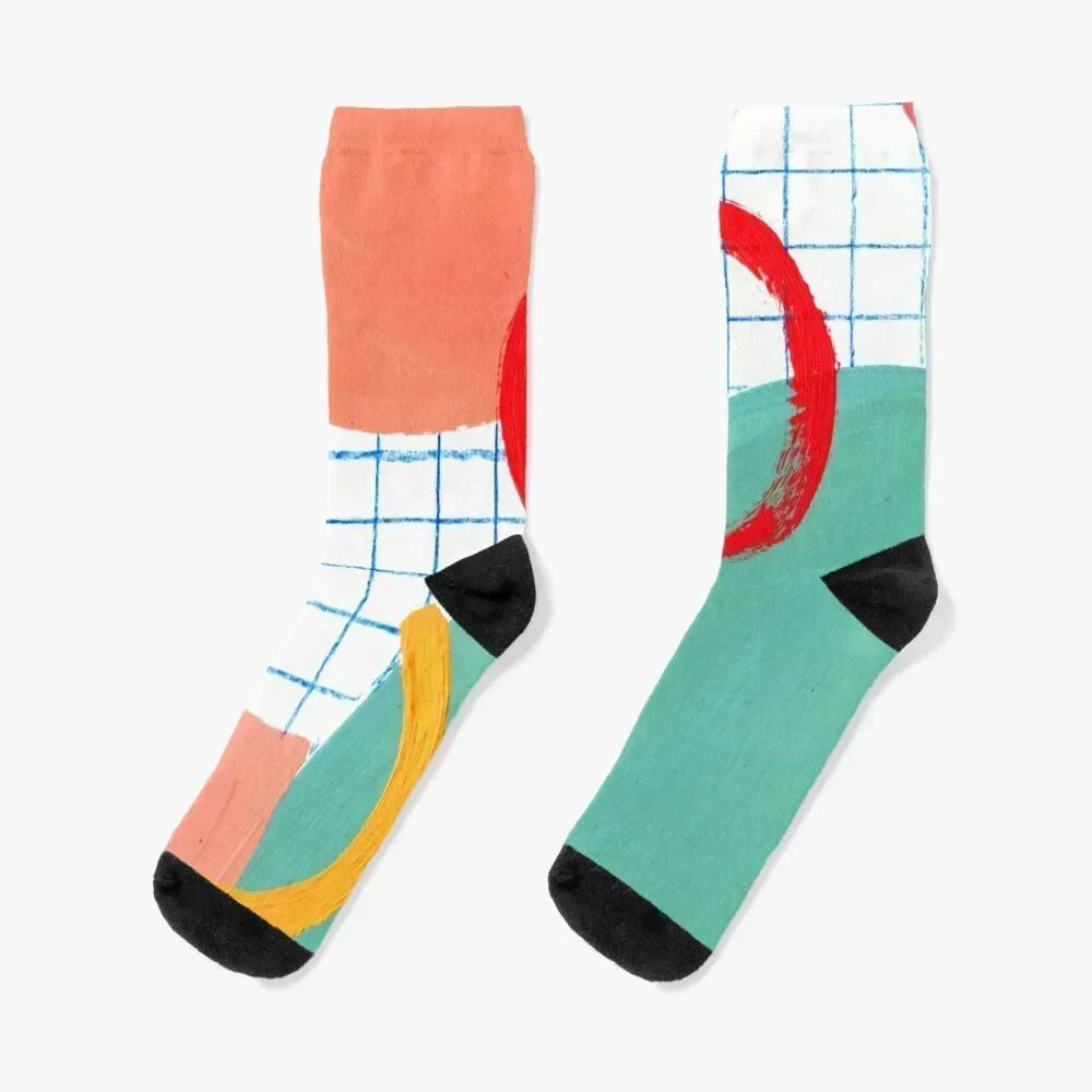 

Abstract figures Socks halloween designer winter gifts warm winter Women's Socks Men's