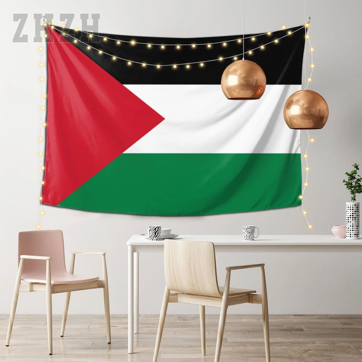 Tapestry Palestine Flag Palestinian Country Print Blanket Wall Hanging Decorative Blanket Fabric Bedroom