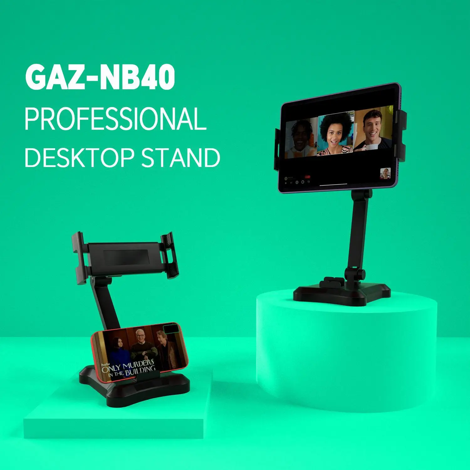

GAZ-NB40 lazy person's desktop stand durable base adjustable foldable stand tablet stand mobile phone stand multi-functional