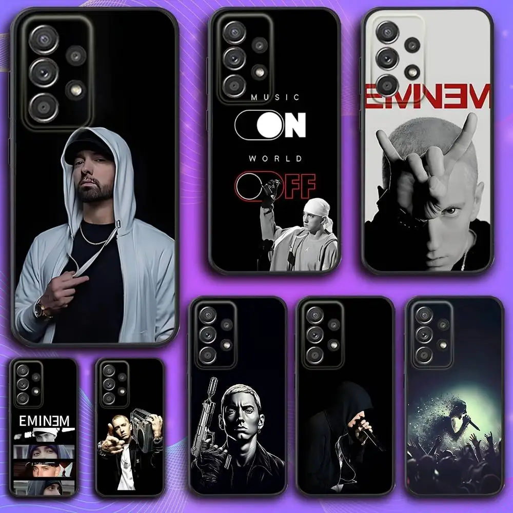 

R-Rapper Tobey E-Eminem Phone Case For Samsung S 25,24,23,22,30,21,10,9,Ultra,Plus,Lite,FE,4,5 G Soft Black Case