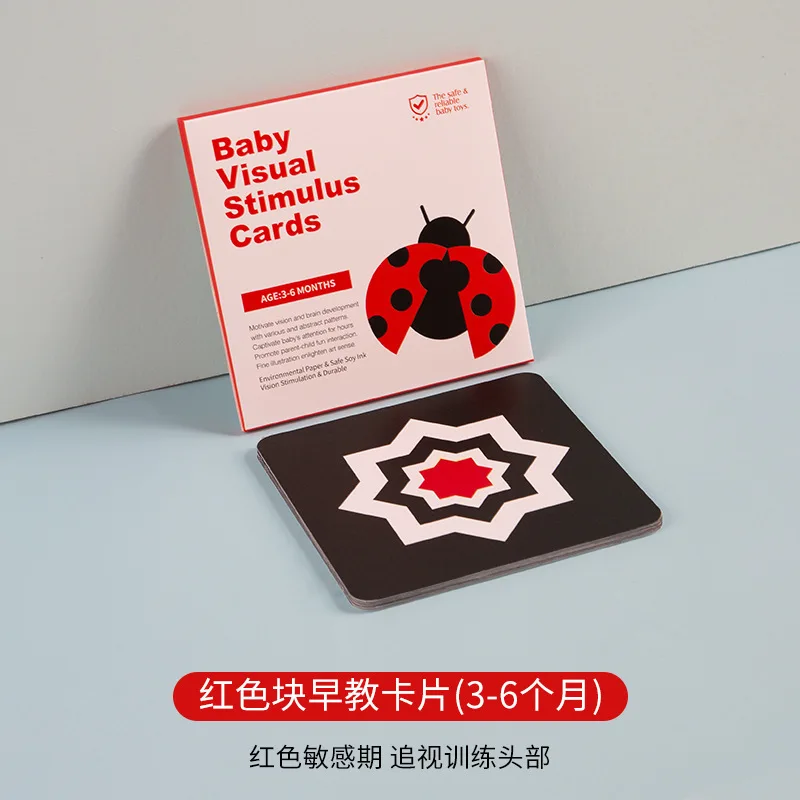 0-36M Baby Early Education Card Black and White Cards Color Training Visual Stimulation Montessori Shape Animal Cognitive Toys