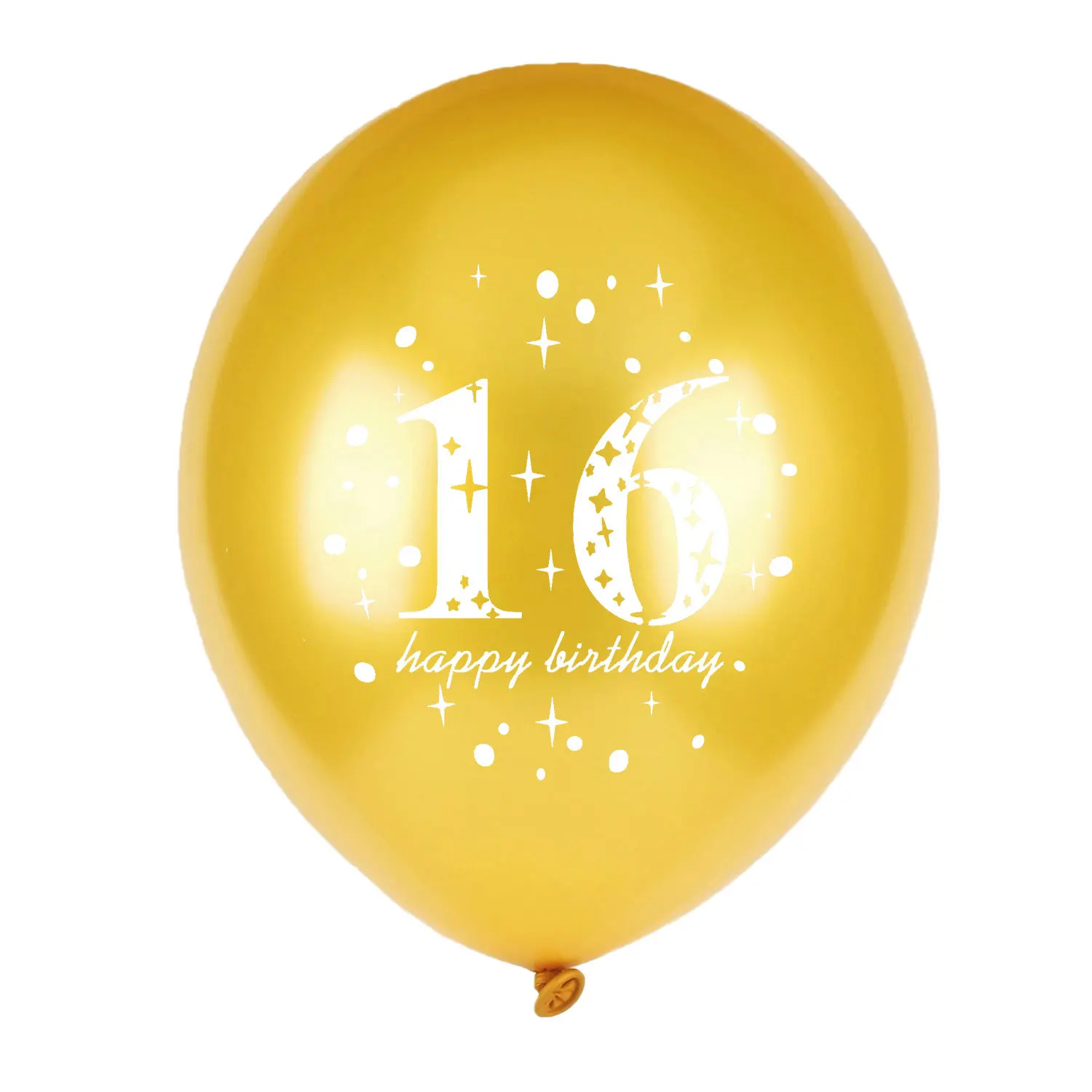 16 Year Old Latex Balloon 12 Inch 2.8g Birthday Balloon Happy Birthday Party Decoration Outdoor Party Atmosphere Building