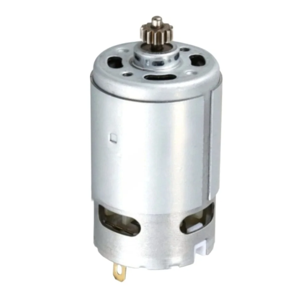 12V DC Motor 13 Teeth 2609199258 Replacement Part For Cordless Drill Driver Power Tool Accessories Silver Metal Component