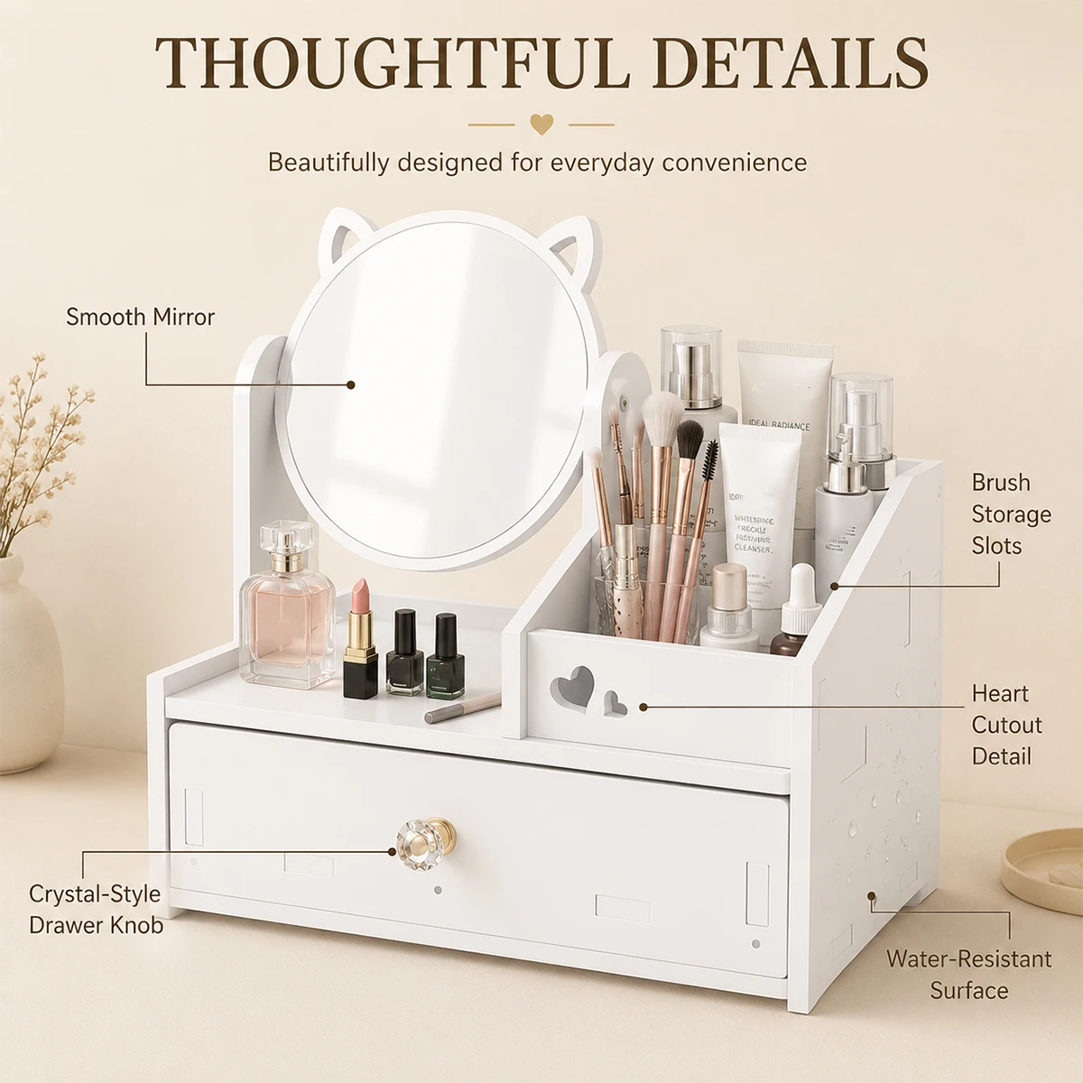 Organizzatore per Trucchi a Fo - Skincare B Erl recensione e prezzo