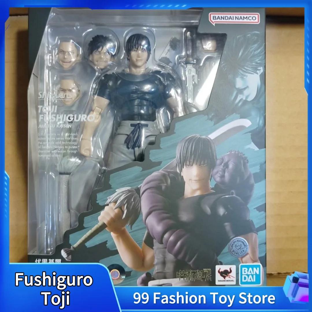 Figura de Acción Articulada Bandai SHF S.H.F Jujutsu Kaisen Toji Fushiguro, en Stock, para Colección de Niños, Regalo