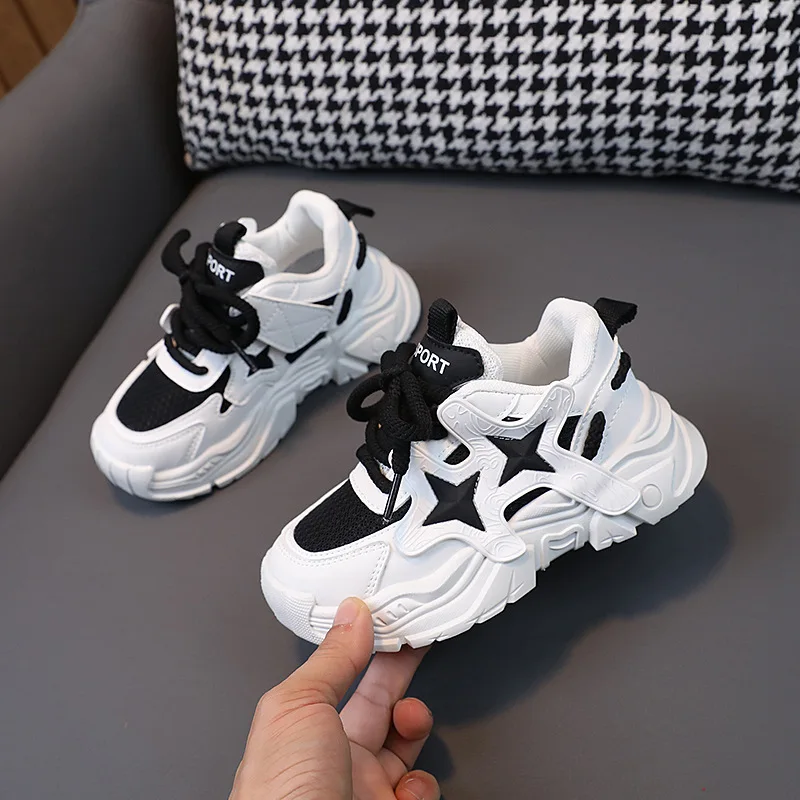 

Дышащие детские кроссовки для девочек 21–30 лет, детская спортивная обувь для мальчиков, повседневная обувь для малышей, осенняя теннисная женская обувь для малышей