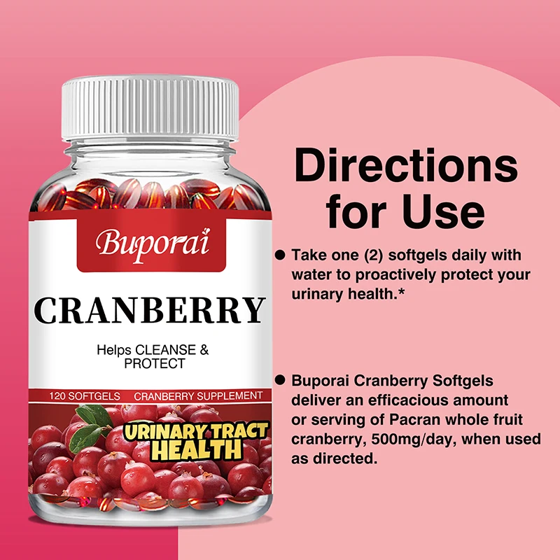 Cranberry - Supports Urinary & Immune Health, Bladder Control, and Promotes Healthy Kidney Function