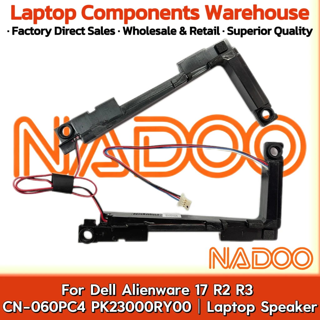 New GENUINE Original Laptop Speaker For Dell Alienware 17 R2 17 R3 built-in speaker horn audio  CN-060PC4 PK23000RY00