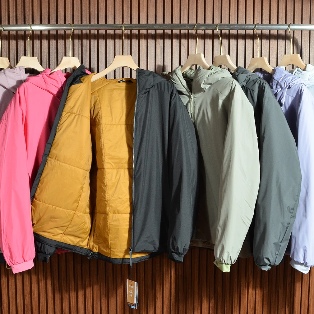 

Tech New Snow Cotton Outdoor Men's Lightweight Warm Hooded Jaet Windproof Waterproof Faion Urban Sle Long Sve Casual