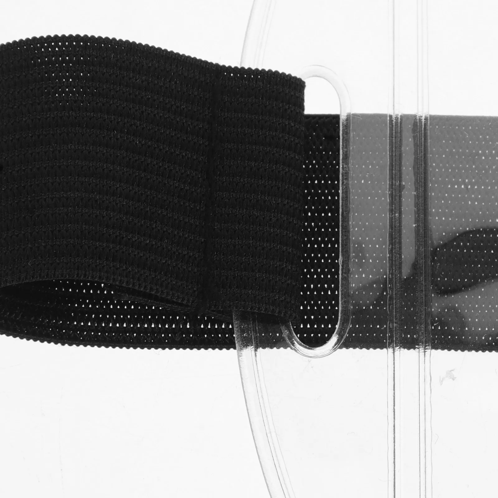 1 زوج قابل للتعديل مرونة الذراع شارة حامل معرف شارة واضح البلاستيك اسم بطاقة تعريف حزام السحابة مكتب لوازم الأعمال #6