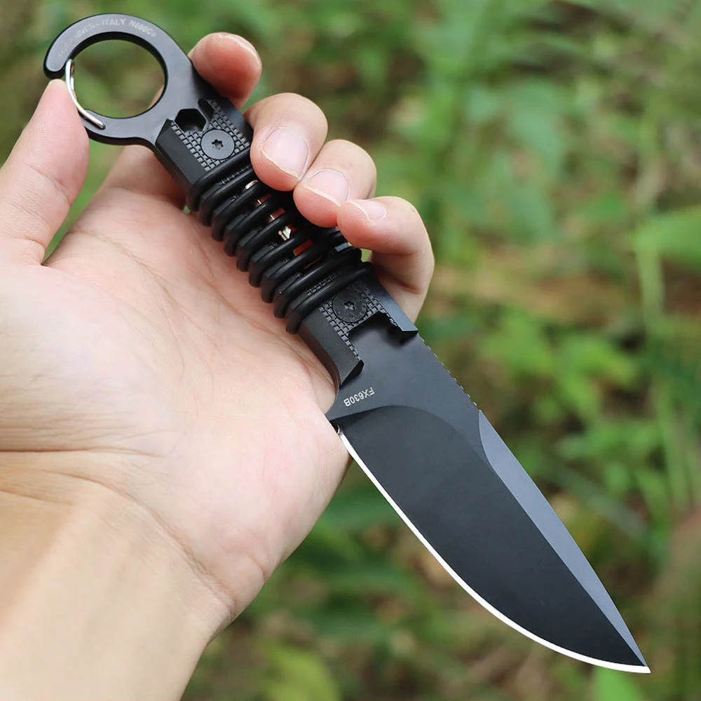 Multitool Outdoor Survival Camping Knife Full Tang Fixed Blade With Kydex Sheath Knife Portable Hunting Tactical Serrated Knife