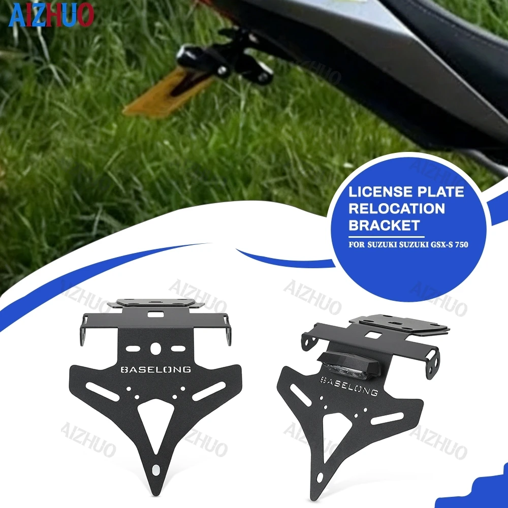 

For SUZUKI GSX-S 750 GSX-S 1000 GSX-S 950 2022-25 2026 Motorcycle License Plate Holder Tail Light Bracket Tidy Fender Eliminator