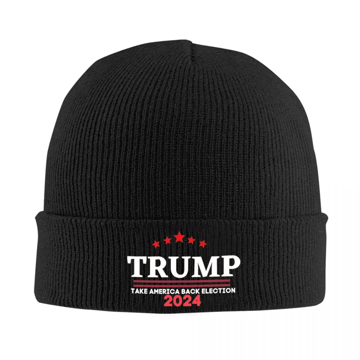 Trump 2024 Take America Beanie Hats Knitting Hat Hippie Head Wrap Female Male Caps Spring Graphic Street Y2K Bonnet Hats Gift