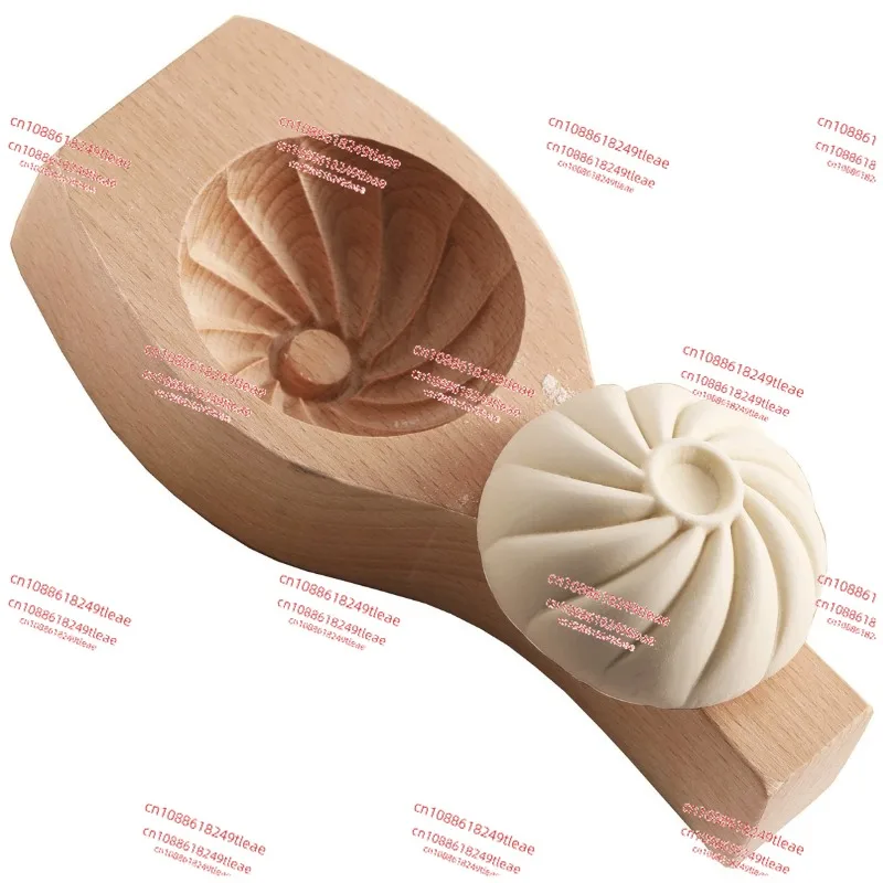 Steamed Bread Mold Artifact Solid Wood Pasta Bag Steamed Stuffed Bun Tool Outfit Pastry Steamed Stuffed Bun Large Household