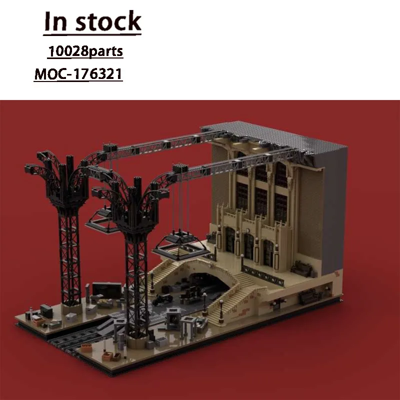 

MOC-176321 Classic Movie Castle Building Block Model, 10028 Parts, Toy Gift for Boys and Children for Birthday and Christmas