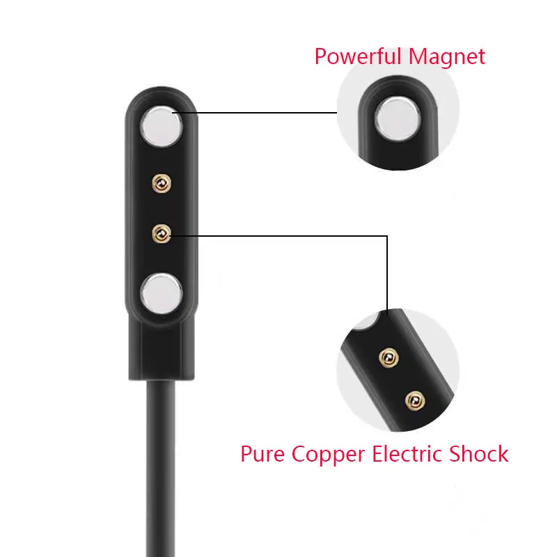 Adaptateur de chargeur de haute qualité, câble de Charge magnétique USB, cordon d'alimentation de données pour Lenovo S2/ S2 PRO, accessoires de montre intelligente